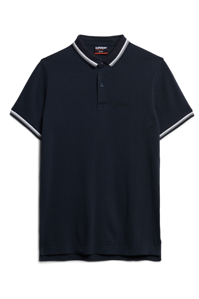 SPORTSWEAR RELAXED TIPPED POLO M1110387A Eclipse Navy